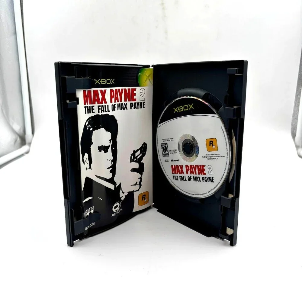 Max Payne 2: The Fall Of Max Payne Xbox Game Complete Rockstar Remedy